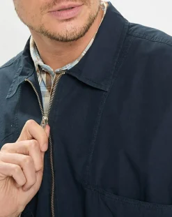 SurChemise Oversize Coton Organic bleu marine