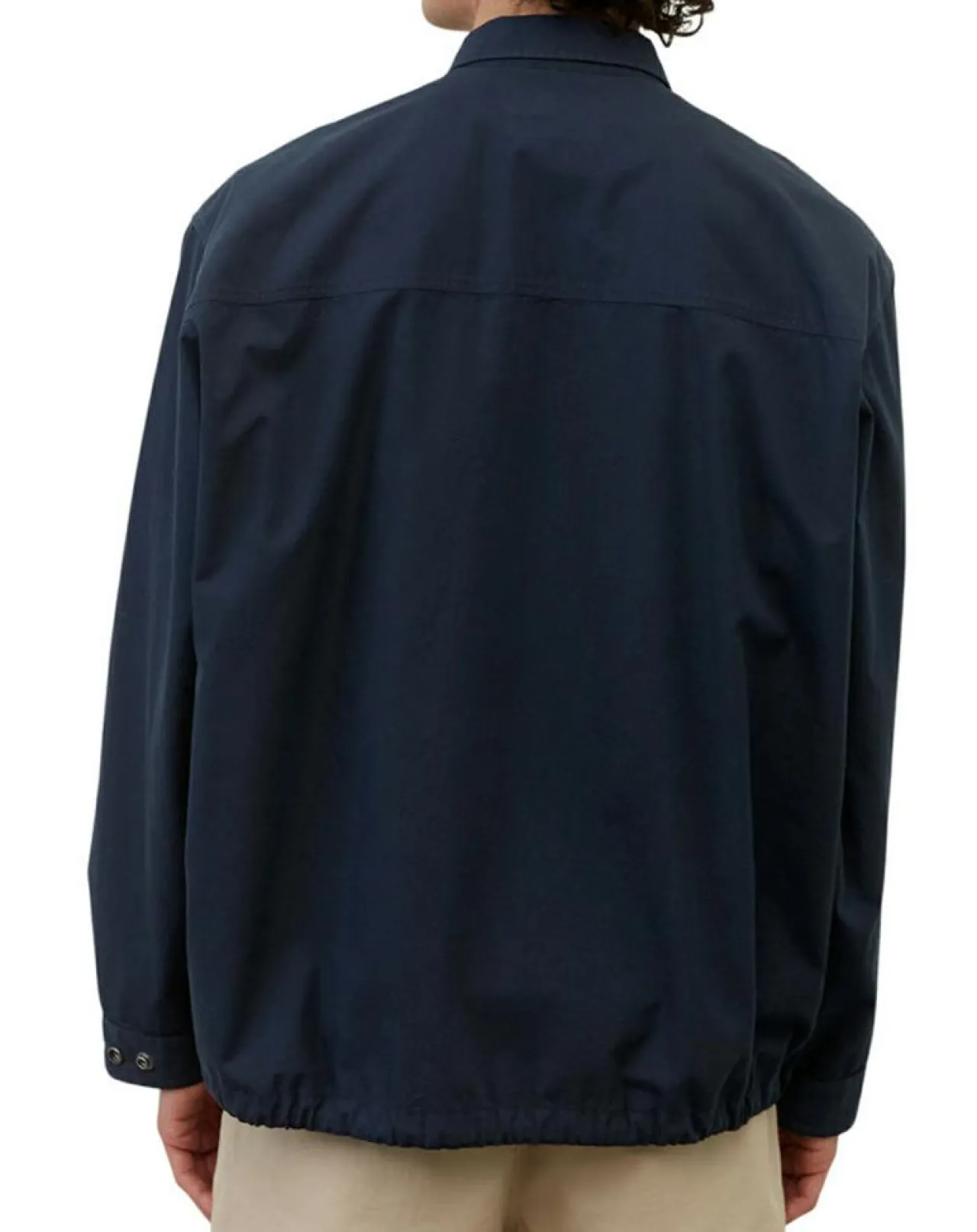 SurChemise Oversize Coton Organic bleu marine