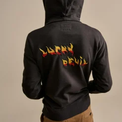 Sweat à capuche 100% Coton Bio Bincho carbone