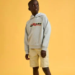 Sweat à capuche 100% Coton Bio Conij gris clair