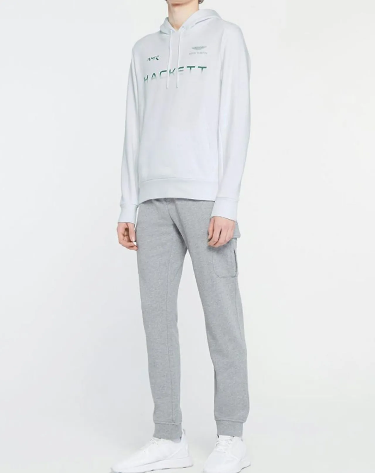 Sweat à capuche Aston Martin Racing blanc