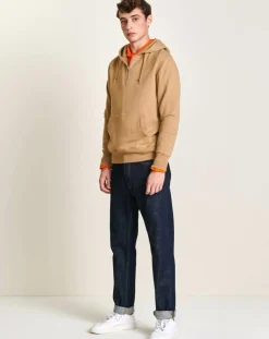 Sweat à capuche Badux camel