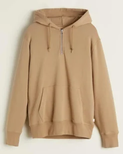 Sweat à capuche Badux camel