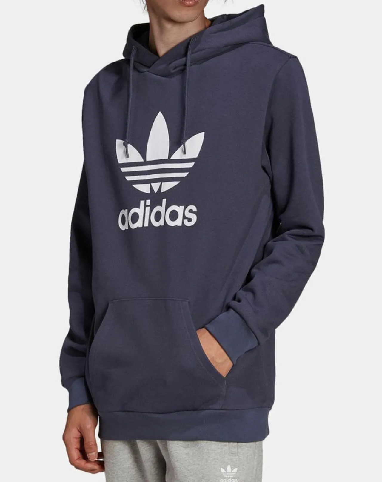 Sweat à capuche bleu marine