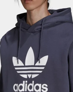 Sweat à capuche bleu marine