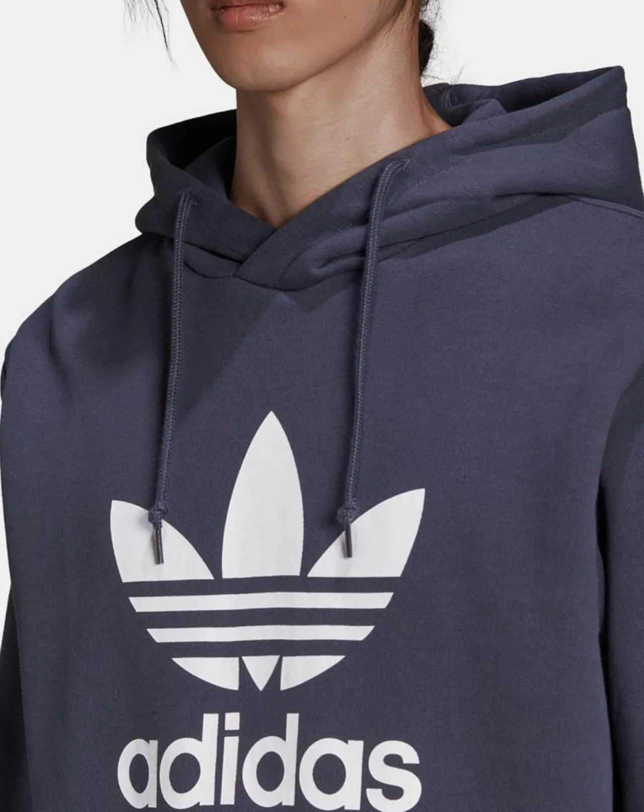 Sweat à capuche bleu marine