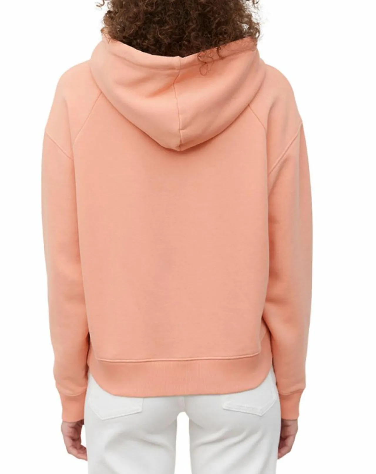 Sweat à capuche Coton Bio rose