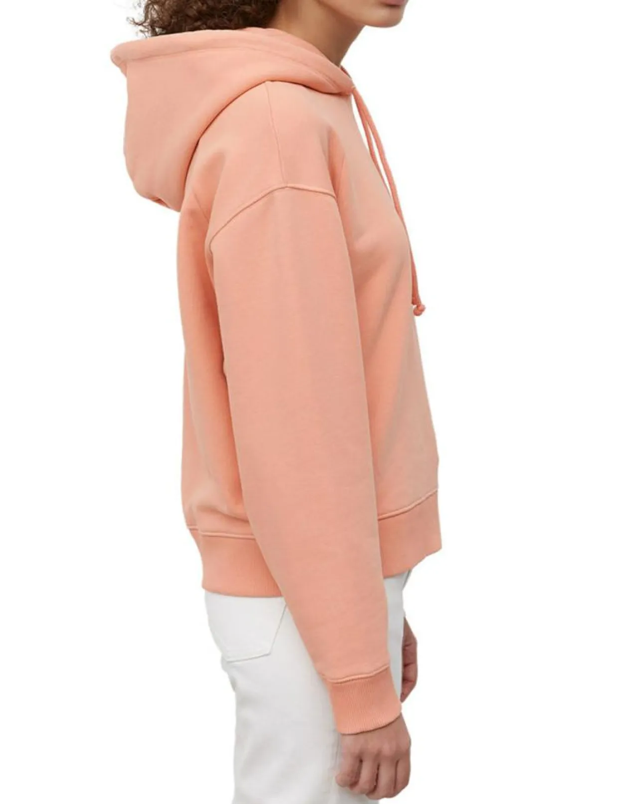 Sweat à capuche Coton Bio rose