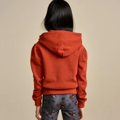 Sweat à capuche Febe brique