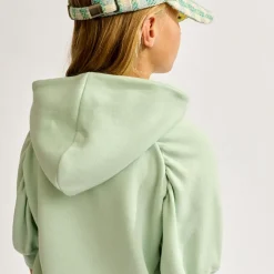 Sweat à capuche Flounce opale