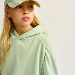 Sweat à capuche Flounce opale