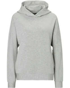 Sweat à capuche jersey gris