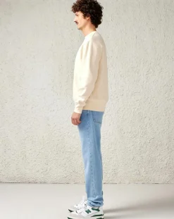 Sweat 100% Coton organique Flake sable