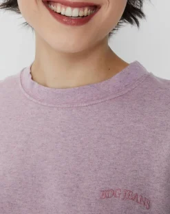 Sweat bubble hem rose clair