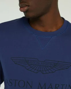 Sweat Classic Aston Martin Racing bleu foncé