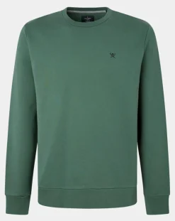 Sweat col rond vert clair