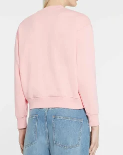 Sweat court en Coton bio molletonné Billie rose