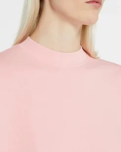 Sweat court en Coton bio molletonné Billie rose