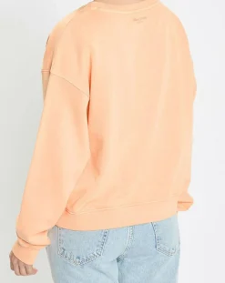 Sweat Crew Neck Coton Bio orange clair