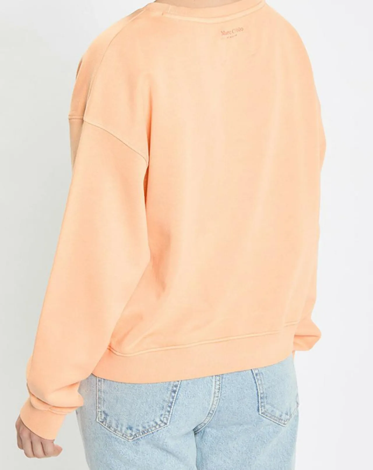 Sweat Crew Neck Coton Bio orange clair