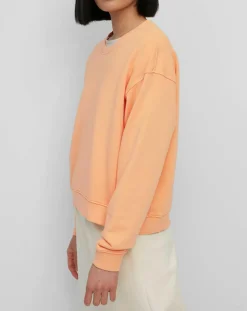 Sweat Crew Neck Coton Bio orange clair