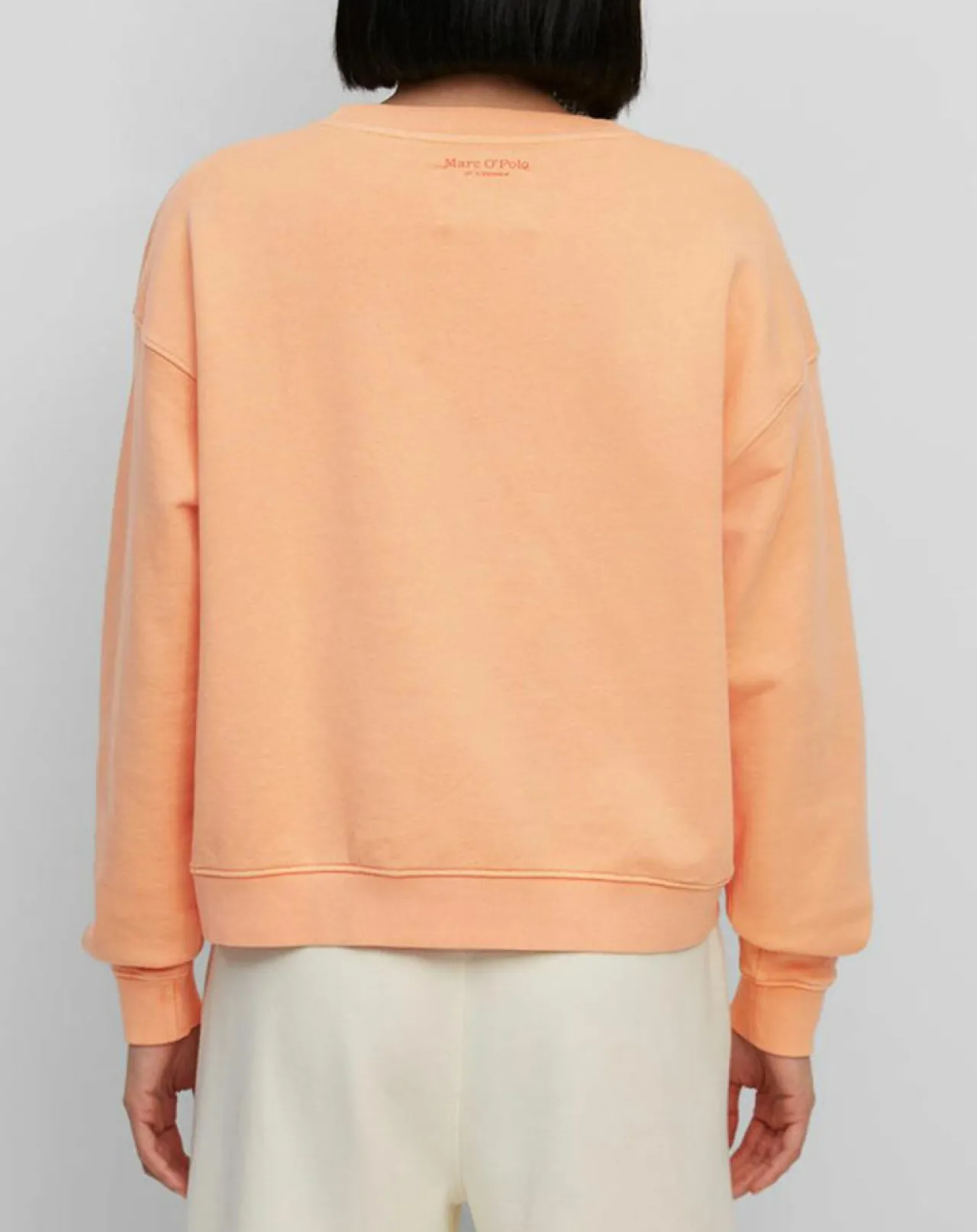 Sweat Crew Neck Coton Bio orange clair