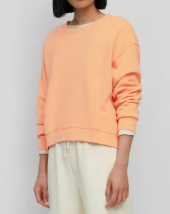 Sweat Crew Neck Coton Bio orange clair