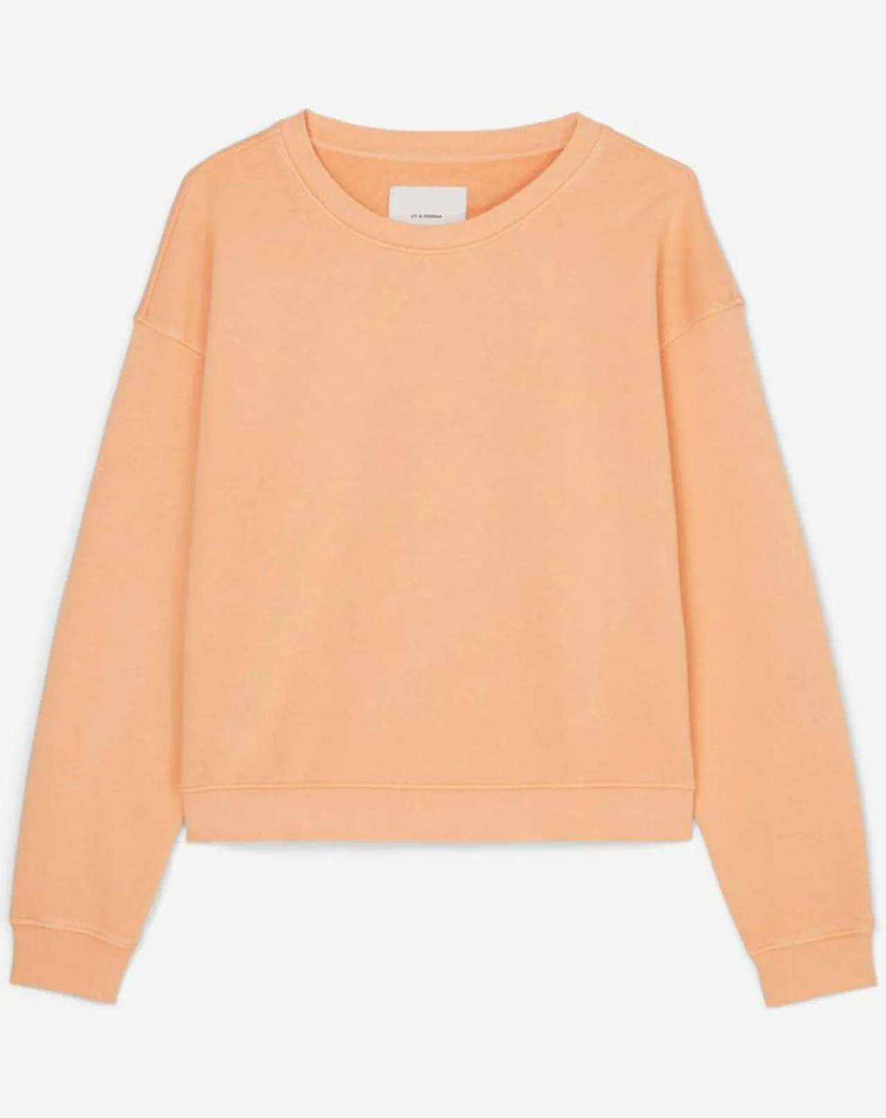 Sweat Crew Neck Coton Bio orange clair
