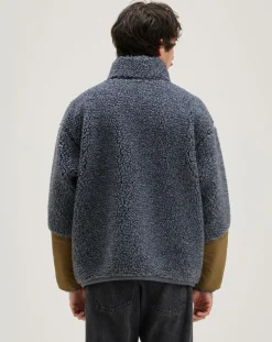 Sweat en fausse fourrure Jordie anthracite