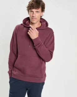 Sweat Hoodie Aston Martin Racing Embossé bordeaux