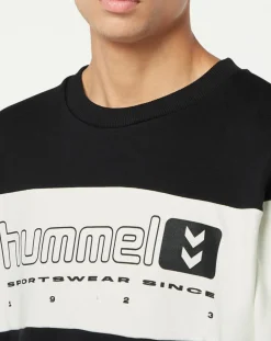 Sweat Musa en Coton bicolore noir/blanc