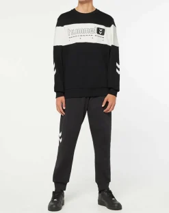 Sweat Musa en Coton bicolore noir/blanc