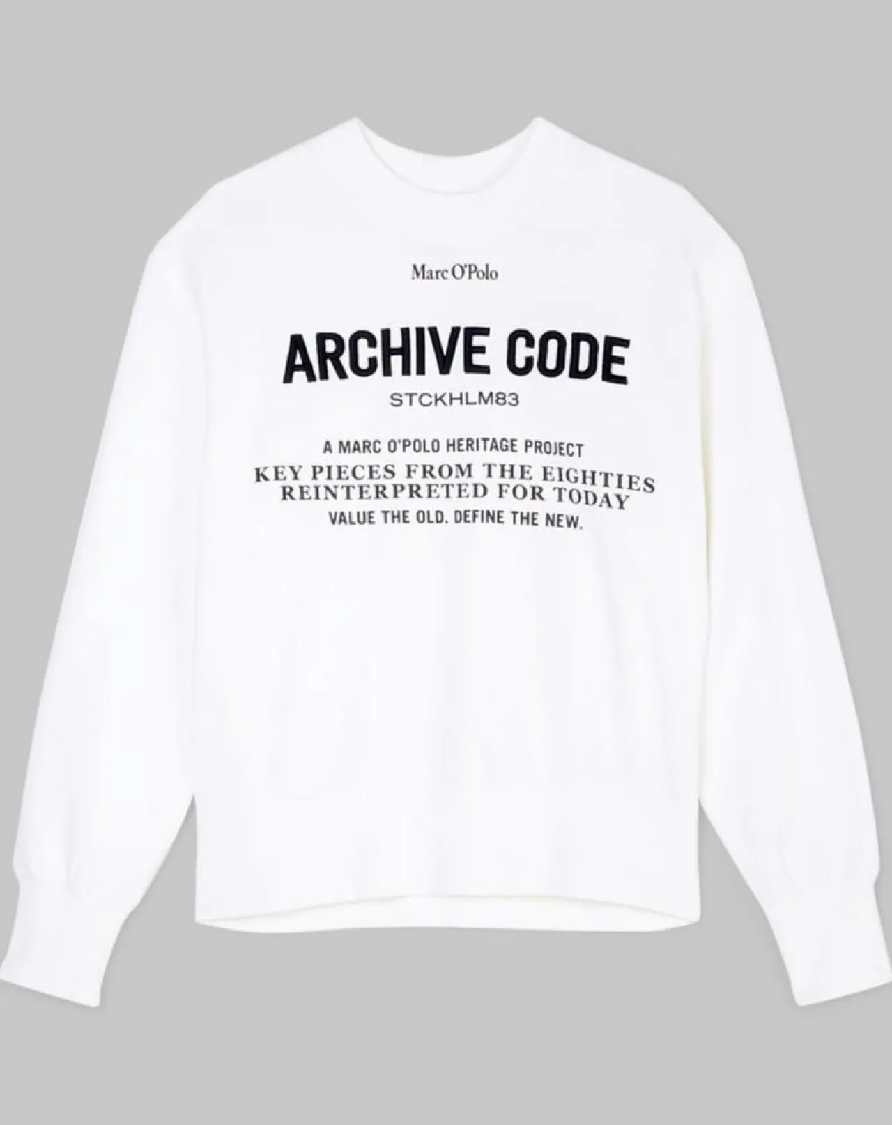 Sweat Oversized Lady Di blanc