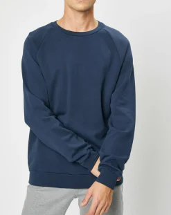 Sweat Raglan Crew bleu marine