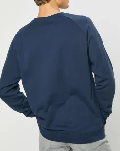Sweat Raglan Crew bleu marine
