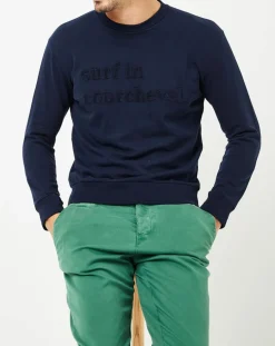 Sweat Surf in Courchevel bleu marine