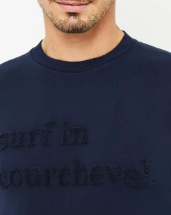 Sweat Surf in Courchevel bleu marine