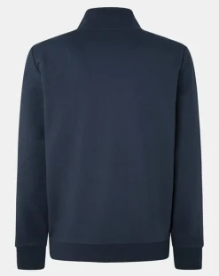 Sweat zip montant Sport bleu marine