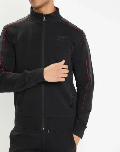 Sweat zippé col montant noir