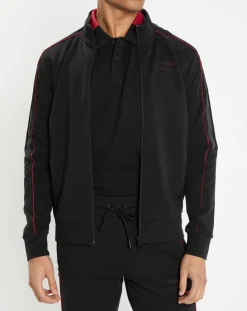 Sweat zippé col montant noir