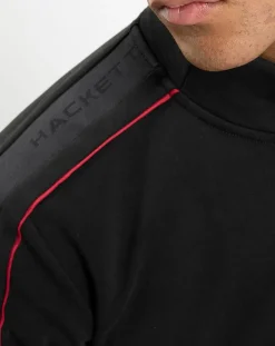 Sweat zippé col montant noir