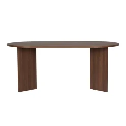 Table à manger Sablin noyer - 180x75x89.5 cm