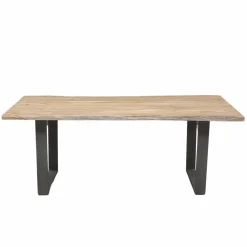 Table a manger en bois Acacia Forest Brut - 200x100x76 cm