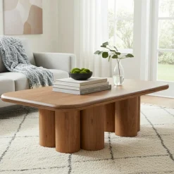 Table basse 140 cm Acacia Maglan Marron - 140x80x45 cm