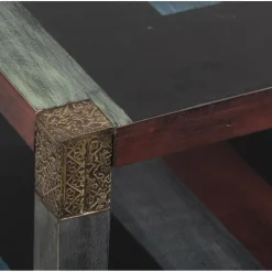 Table basse carrée 80 cm Manguier Pushkar Naturel - 80x80x45 cm