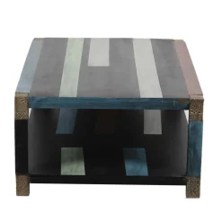 Table basse rectangulaire 120x80cm Manguier Pushkar Naturel - 120x80x45 cm