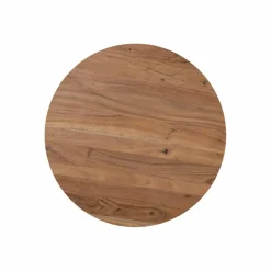 Table basse ronde bois 80 cm Acacia Dimona Naturel - 80x80x45 cm