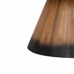 Table basse ronde bois 80 cm Acacia Dimona Naturel - 80x80x45 cm