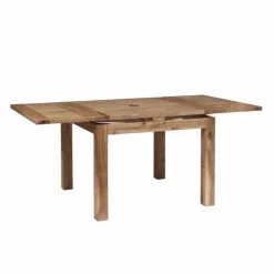 Table carrée 70x70 à rallonges Marron - 70x70x78 cm