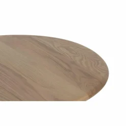 Table d'appoint ronde pour canapé Chêne Dalta Marron - 56x56x56 cm